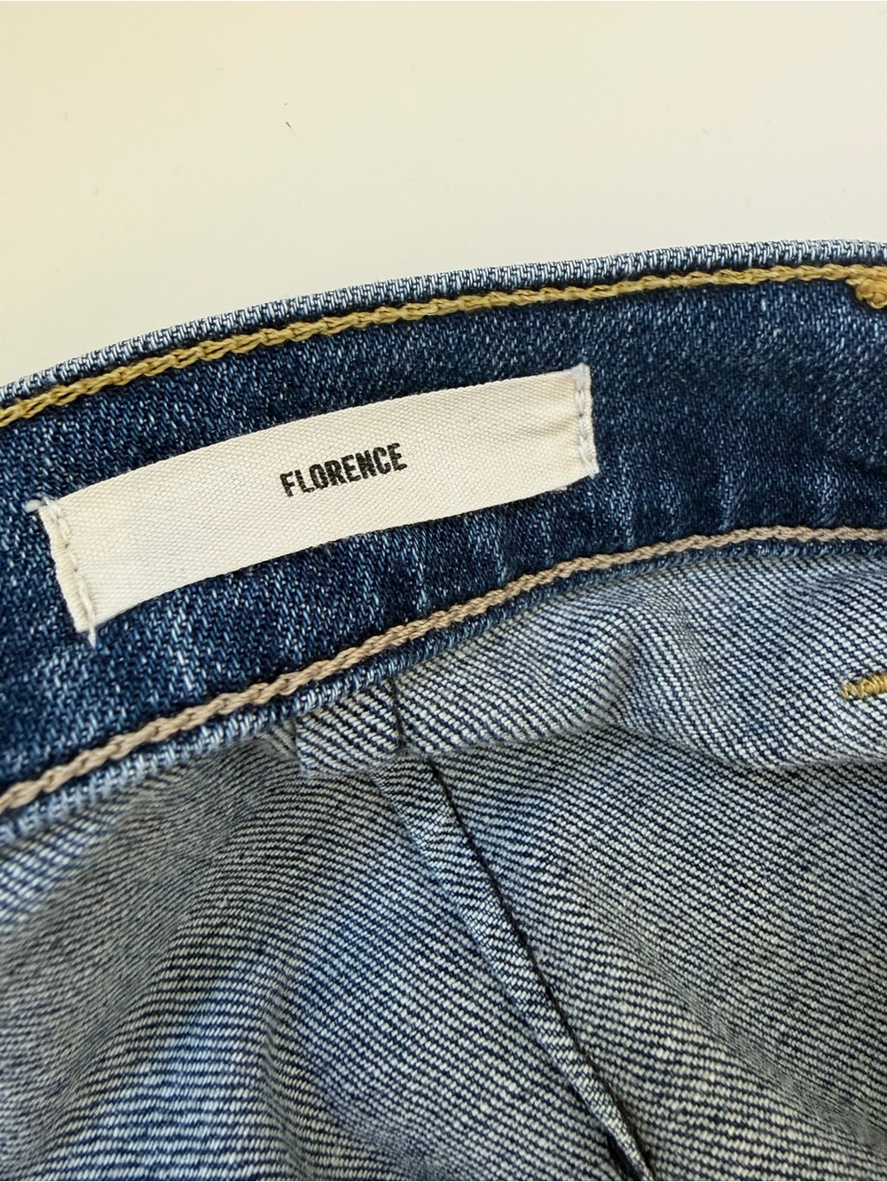NILI LOTAN Florence Patch Pocket Flare Distressed Jeans Size 28 - Picture 11 of 15